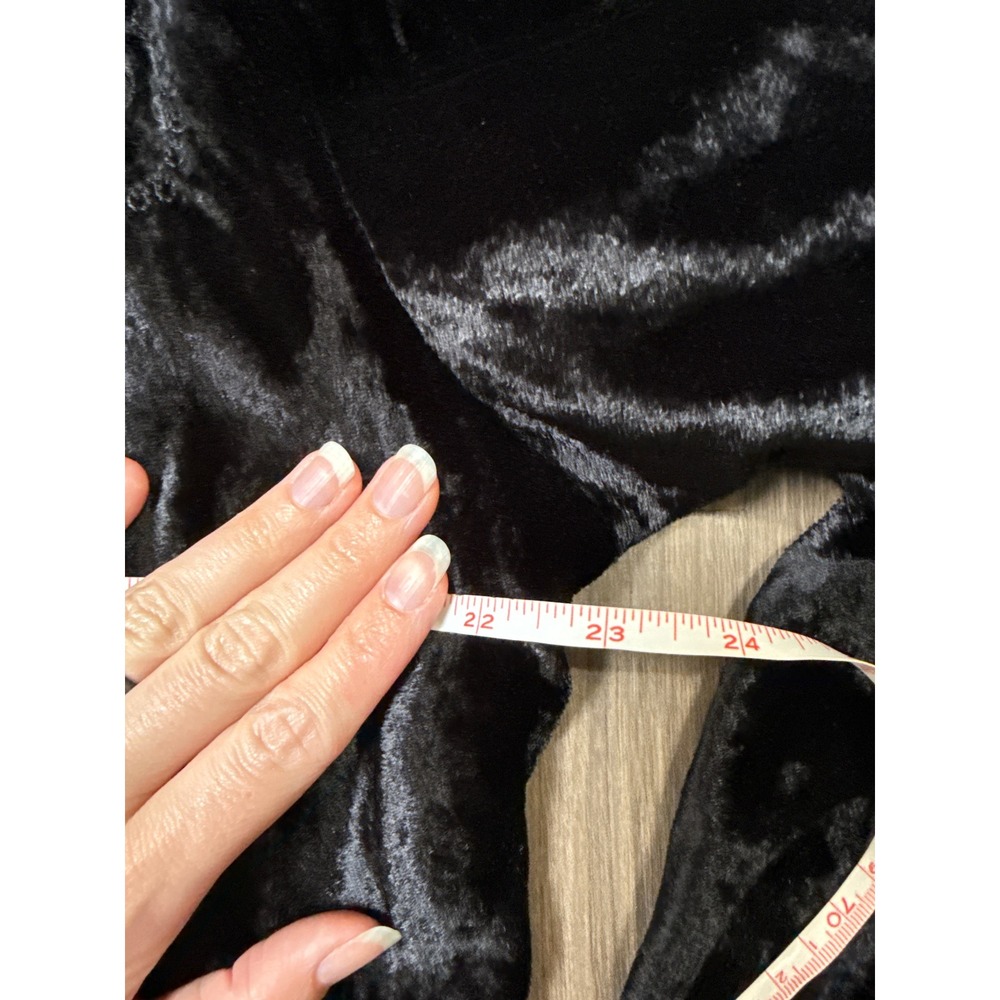 White Stag Jacket Womens Large 12/14 Black Velvet Mirror Embroidered Cropped Tie - Picture 4 of 5